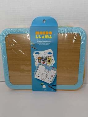 Mondo Llama Kids Art Fun Travel Kit Activity Set With Travel Case New In Pkg
